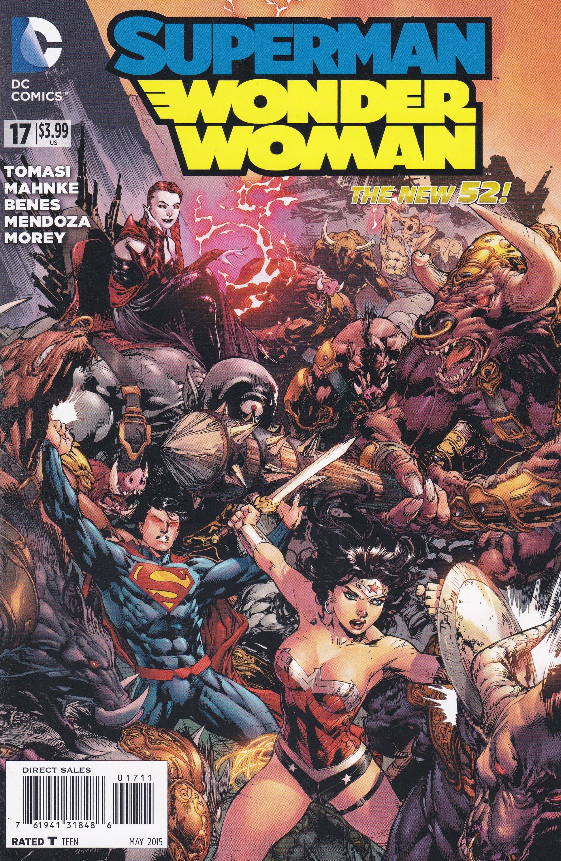 NEW Copy DC Comics Superman Wonder Woman Casualties of War 